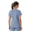 Blusa médica feminina Force Essentials com decote em V e painéis de malha