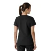 Blusa médica feminina Force Essentials com decote em V e painéis de malha