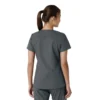 Blusa médica feminina Force Essentials com decote em V e painéis de malha
