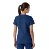 Blusa médica feminina Force Essentials com decote em V e painéis de malha