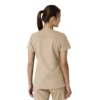Blusa médica feminina Force Essentials com decote em V e painéis de malha