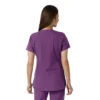 Blusa médica feminina Force Essentials com decote em V e painéis em malha