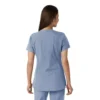 Blusa médica feminina Force Essentials com decote em V e painéis em malha
