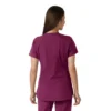 Blusa médica feminina Force Essentials com decote em V e painéis em malha