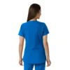 Blusa médica feminina Force Essentials com decote em V e painéis em malha