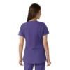 Blusa médica feminina Force Essentials com decote em V e painéis em malha