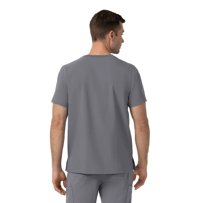 Blusa médica Force Cross-Flex com gola redonda