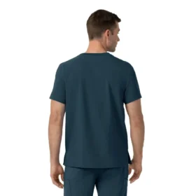 Blusa médica Force Cross-Flex com gola redonda