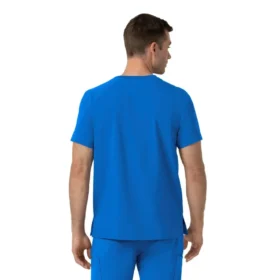 Blusa médica Force Cross-Flex com gola redonda