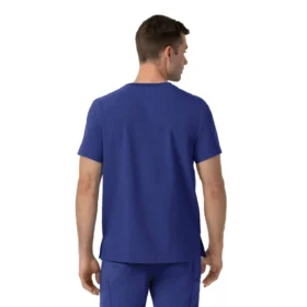 Blusa médica Force Cross-Flex com gola redonda
