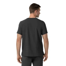 Blusa médica Force Cross-Flex com gola redonda