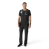 Blusa médica Force Cross-Flex com gola redonda