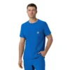 Blusa médica Force Cross-Flex com gola redonda