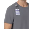 Blusa médica Force Cross-Flex com gola redonda
