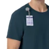 Blusa médica Force Cross-Flex com gola redonda