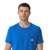 Blusa médica Force Cross-Flex com gola redonda