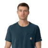 Blusa médica Force Cross-Flex com gola redonda