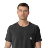 Blusa médica Force Cross-Flex com gola redonda