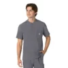 Blusa médica Henley para homem Force Cross-Flex