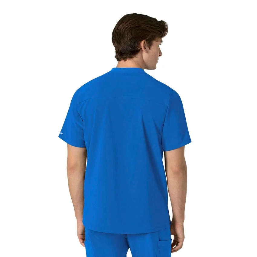 Blusa médica Henley para homem Force Cross-Flex