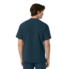 Blusa médica Henley para homem Force Cross-Flex