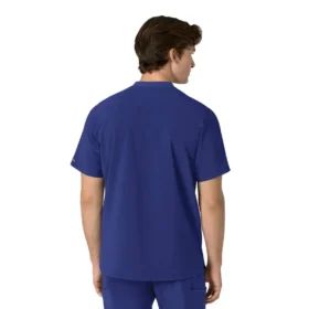 Blusa médica Henley para homem Force Cross-Flex