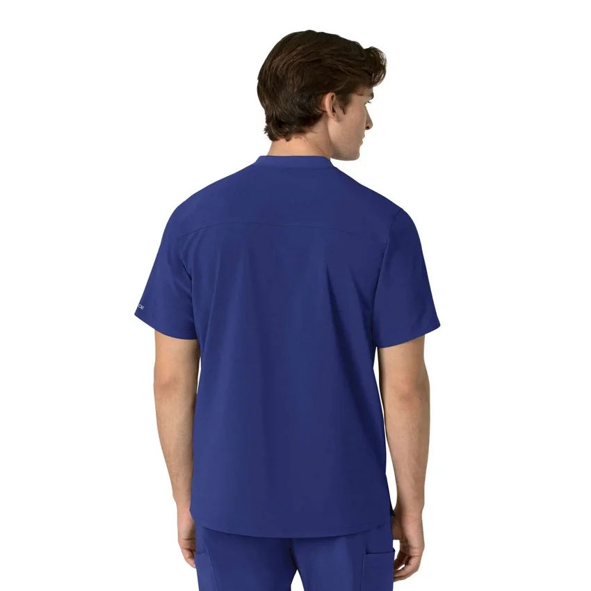 Blusa médica Henley para homem Force Cross-Flex