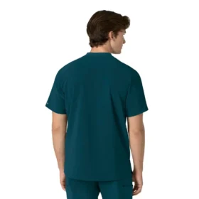 Blusa médica Henley para homem Force Cross-Flex