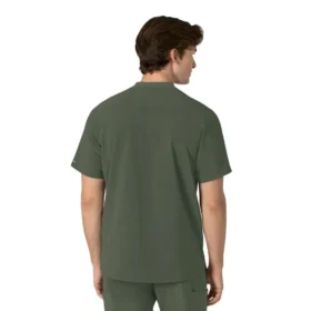 Blusa médica Henley para homem Force Cross-Flex