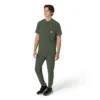 Blusa médica Henley para homem Force Cross-Flex