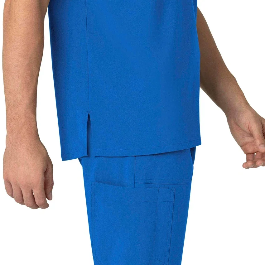 Blusa médica Henley para homem Force Cross-Flex