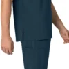 Blusa médica Henley para homem Force Cross-Flex