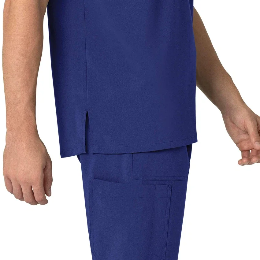 Blusa médica Henley para homem Force Cross-Flex