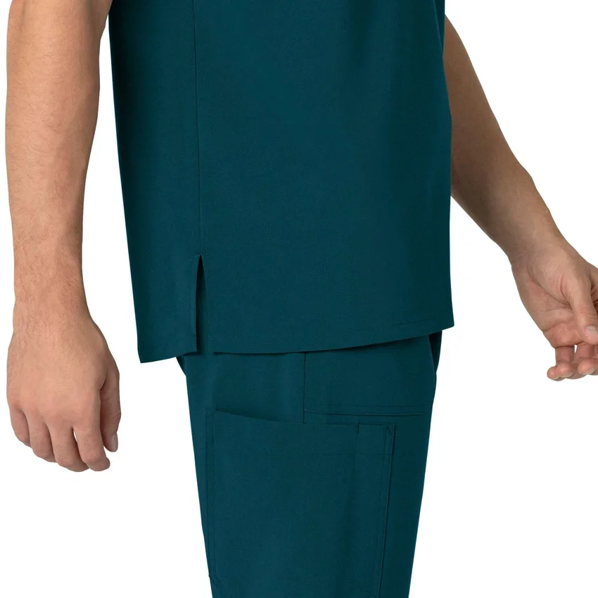 Blusa médica Henley para homem Force Cross-Flex