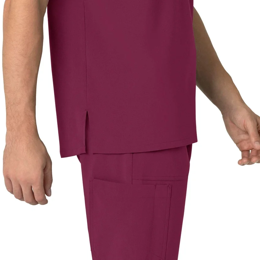 Blusa médica Henley para homem Force Cross-Flex