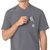 Blusa médica Henley para homem Force Cross-Flex