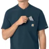 Blusa médica Henley para homem Force Cross-Flex
