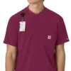 Blusa médica Henley para homem Force Cross-Flex