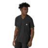 Blusa médica masculina com decote em V da Force Cross-Flex