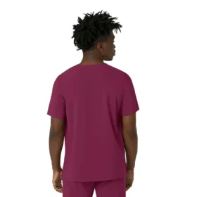 Blusa médica masculina com decote em V da Force Cross-Flex
