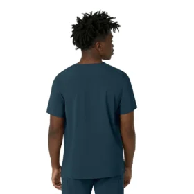 Blusa médica masculina com decote em V da Force Cross-Flex