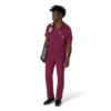 Blusa médica masculina com decote em V da Force Cross-Flex