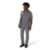 Blusa médica masculina com decote em V da Force Cross-Flex