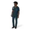 Blusa médica masculina com decote em V da Force Cross-Flex