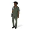 Blusa médica masculina com decote em V da Force Cross-Flex