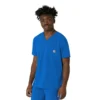 Blusa médica masculina com decote em V da Force Cross-Flex