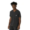 Blusa médica masculina com decote em V da Force Cross-Flex