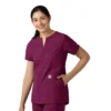 Blusa médica tipo túnica com decote em V da coleção Force Essentials para mulher