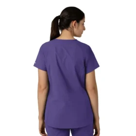 Blusa médica tipo túnica com decote em V da coleção Force Essentials para mulher