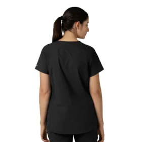 Blusa médica tipo túnica com decote em V da coleção Force Essentials para mulher